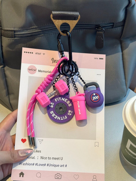 「Color Gym Pro」超豐富超大杯多巴胺迷你健身元素運動掛件