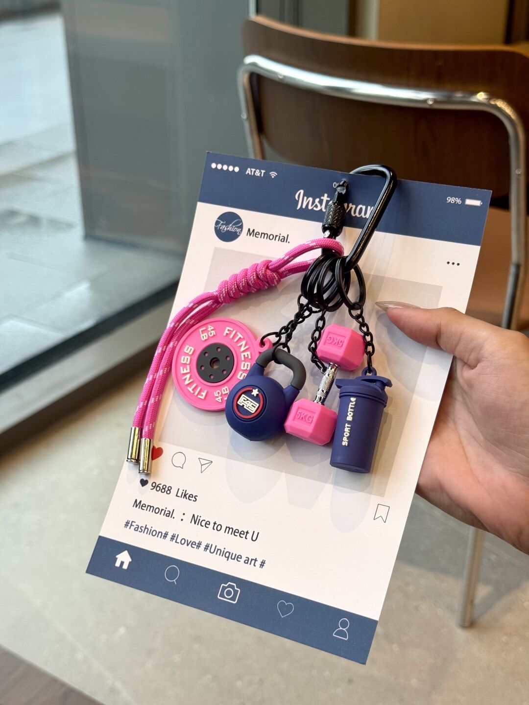 「Color Gym Pro」超豐富超大杯多巴胺迷你健身元素運動掛件