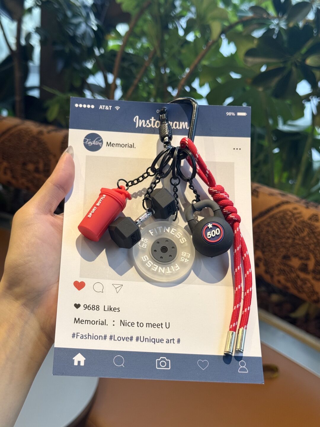 「Color Gym Pro」超豐富超大杯多巴胺迷你健身元素運動掛件
