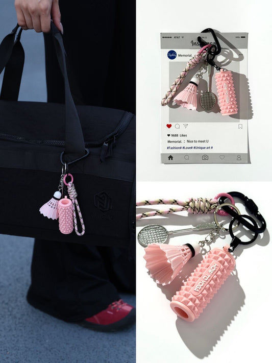 「Color Sport」系列球類元素迷你泡沫軸運動掛飾（泡沫軸可放鬆）