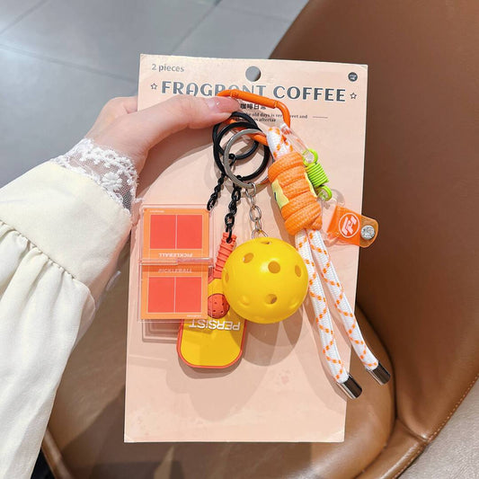 「Color Sport」戶外運動匹克球包掛件球拍球場鑰匙圈